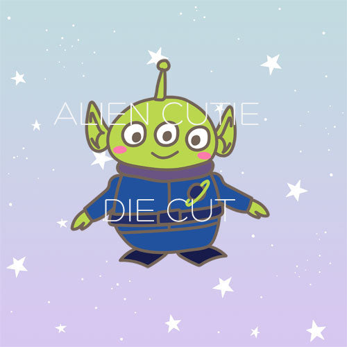 Alien Cutie die cut