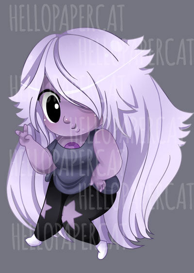 Amethyst digital die cut download