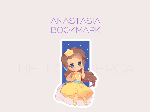 Anastasia magnetic bookmark