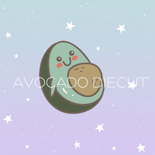 Avocado die cut