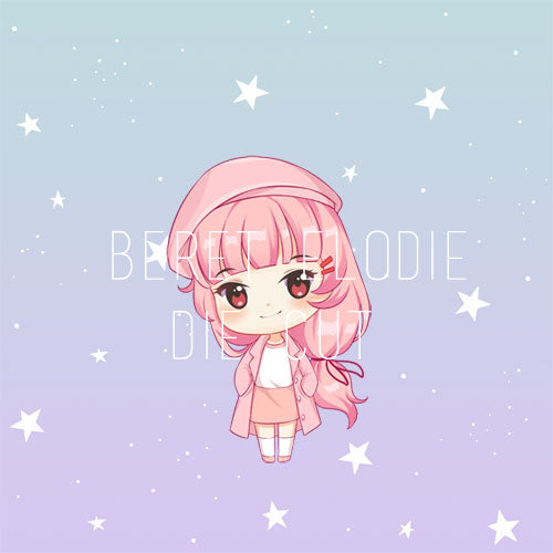Beret Elodie die cut