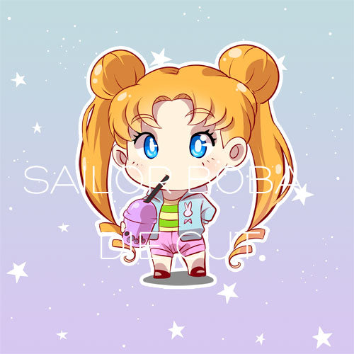 Sailor Boba die cut
