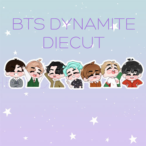 BTS Dynamite die cut