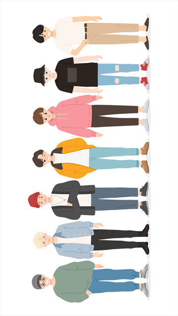BTS paper dolls planner dashboard