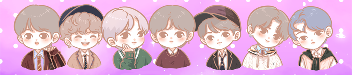 BTS traditional bookmark