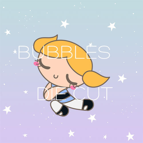 Bubbles Feelin pretty die cut