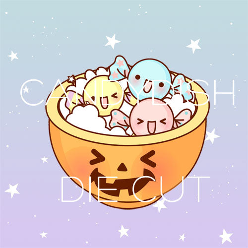 Halloween Candy Dish die cut