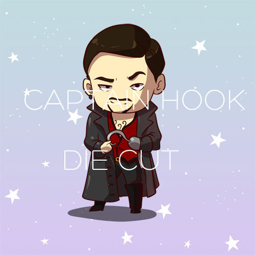 Captain Hook die cut
