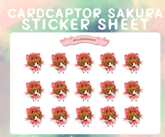 Cardcaptor Sakura sticker sheet