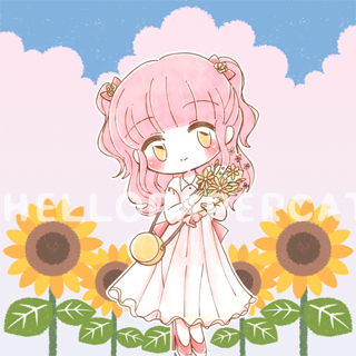 Dainty Elodie Art Print