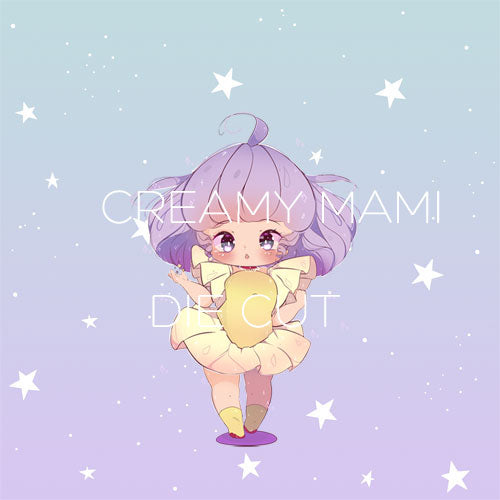 Magical singer inspired die cut