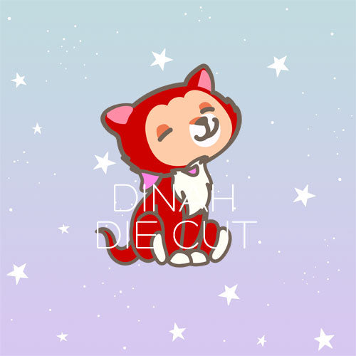 Dinah Kitten die cut