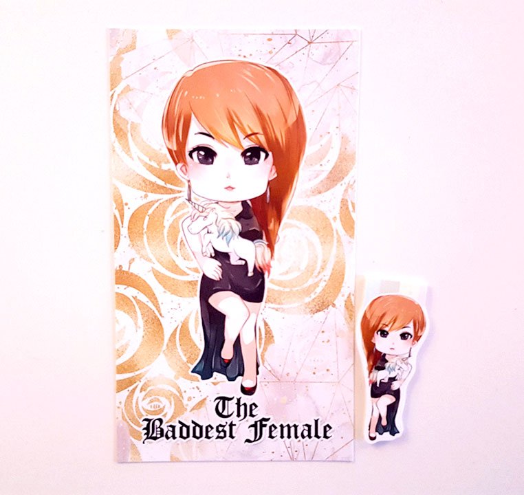 The Baddest Female planner dashboard or bookmark