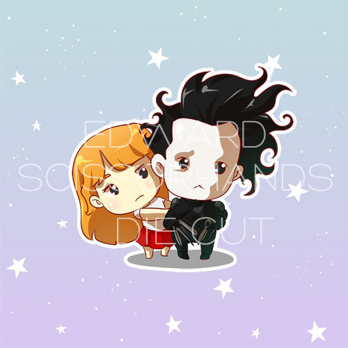 Scissorhands inspired die cut