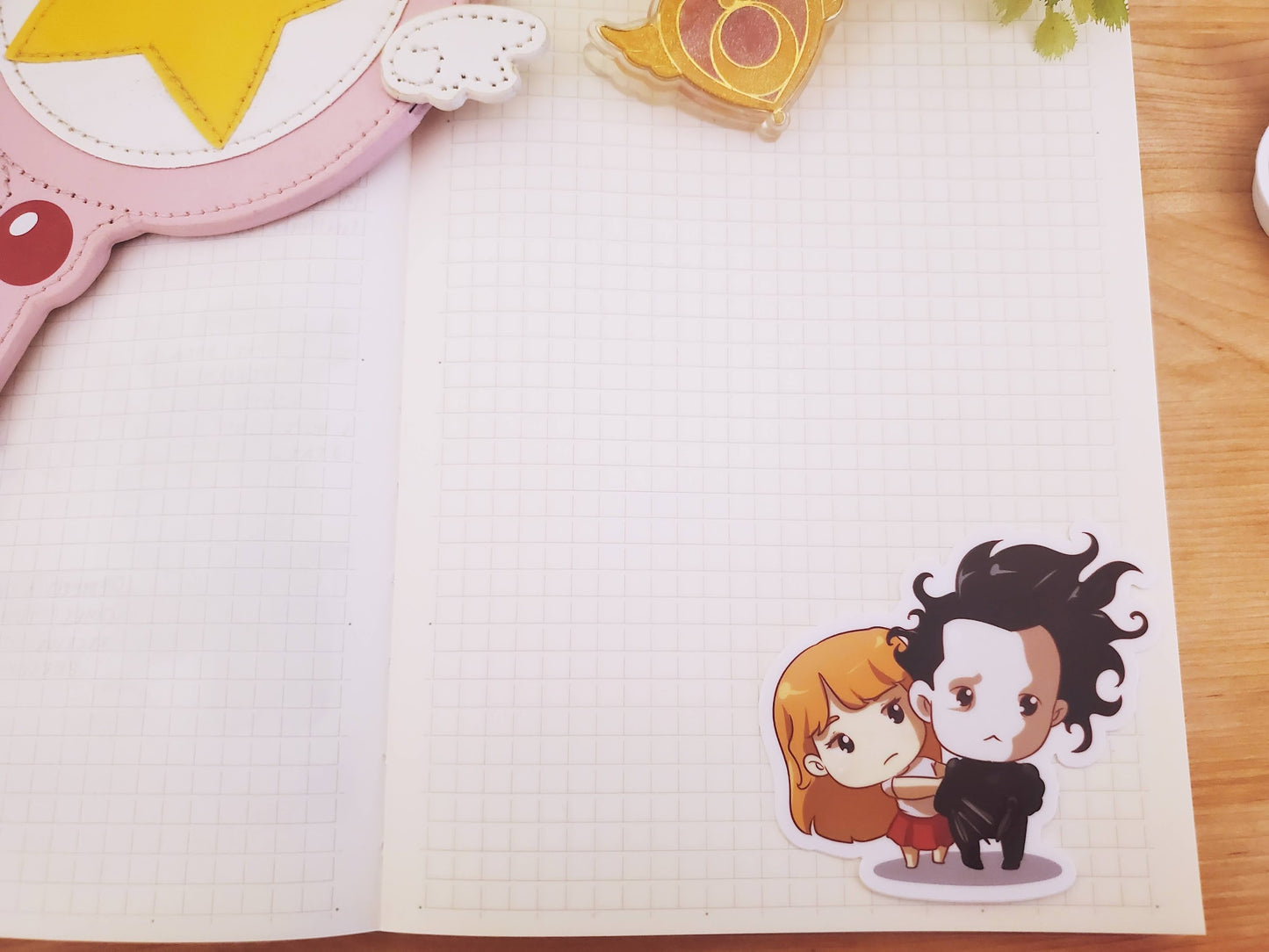 Edward and Kim Vinyl Sticker