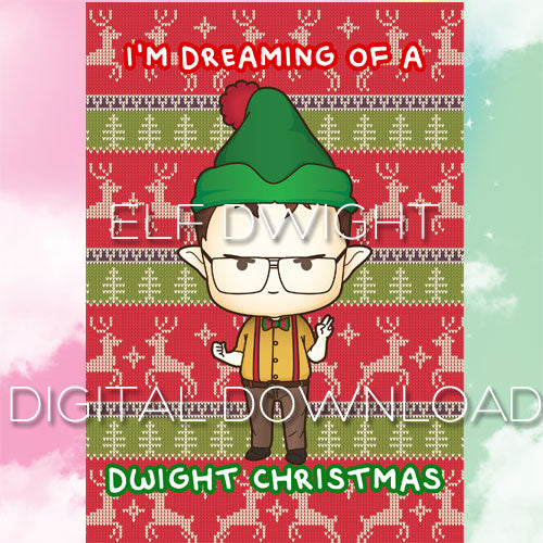 Elf inspired digital print