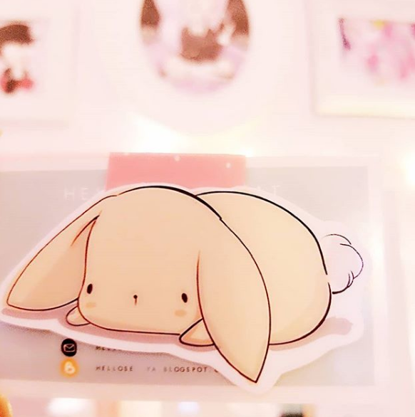 Lop rabbit magnetic bookmark