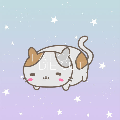 Fat Cat die cut