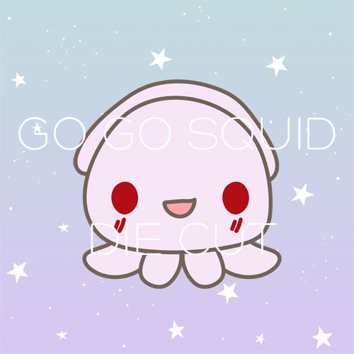 Go Go Squid die cut