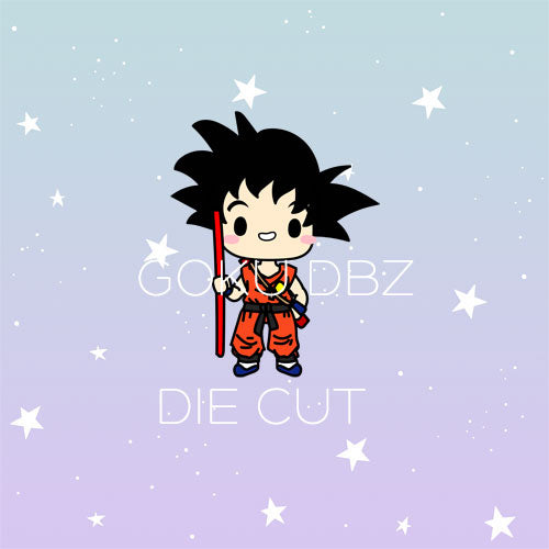 Saiyan inspired die cut