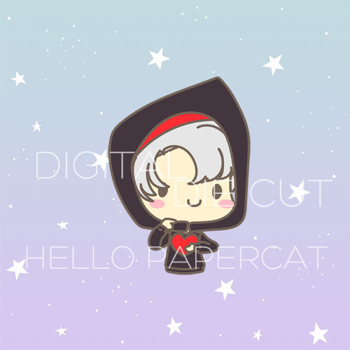 Heart Jimin die cut