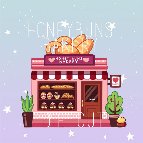 Honey Buns Bakery die cut