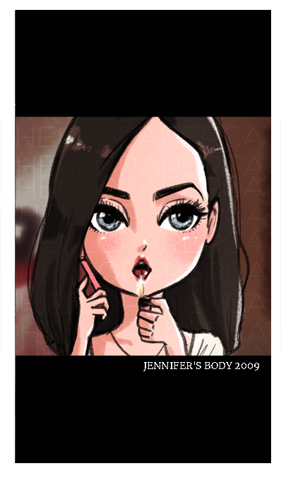Jennifer's Body inspired planner dashboard