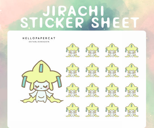 Star cutie sticker sheet