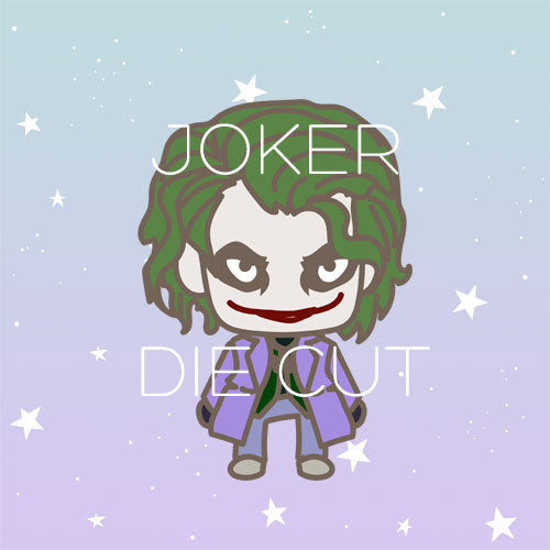 Joker inspired die cut