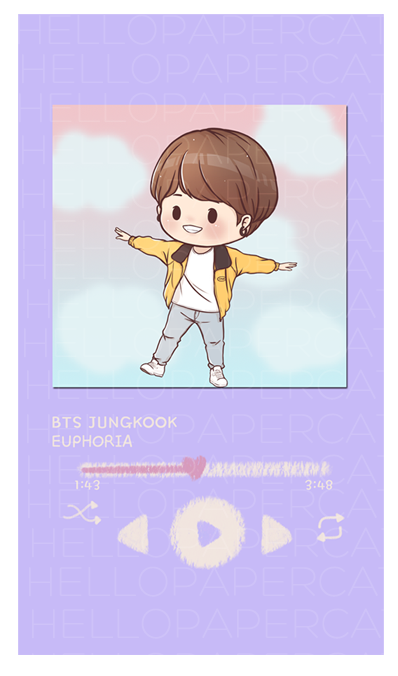 Jungkook Euphoria planner dashboard