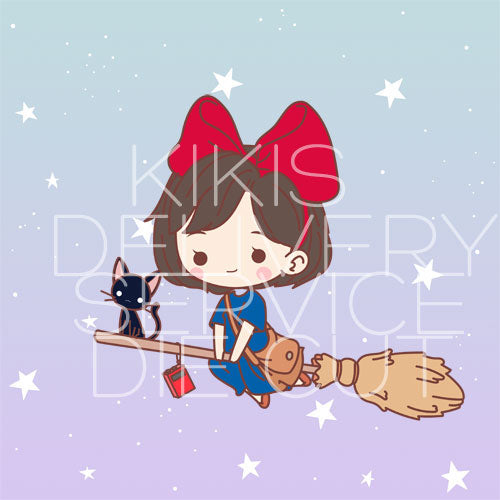 cozy witch die cut