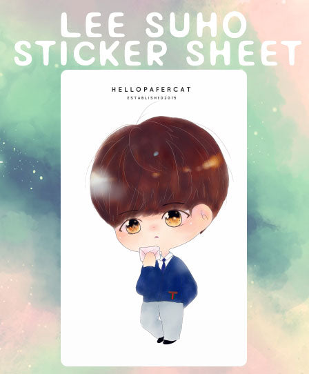 Lee Suho sticker sheet