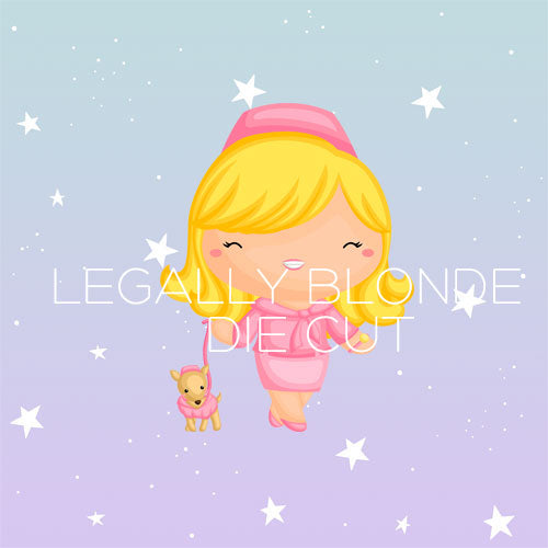 Lawyer romantic comedy inspired die cut
