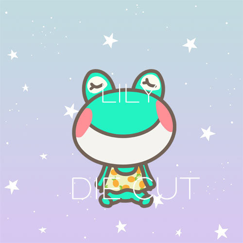 Lily die cut