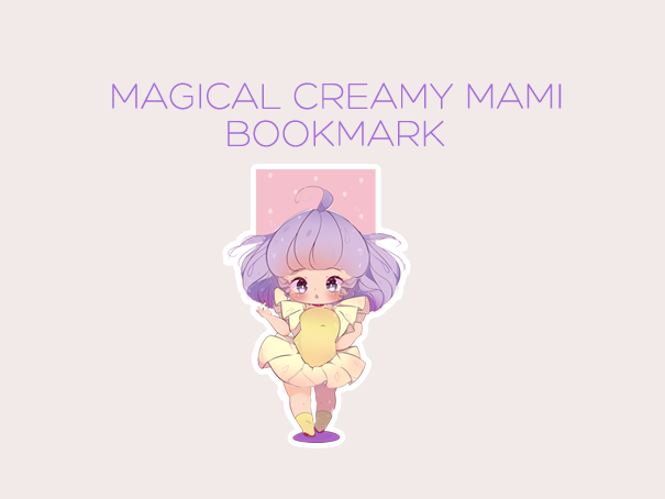 Magical singer inspired magnetic bookmark