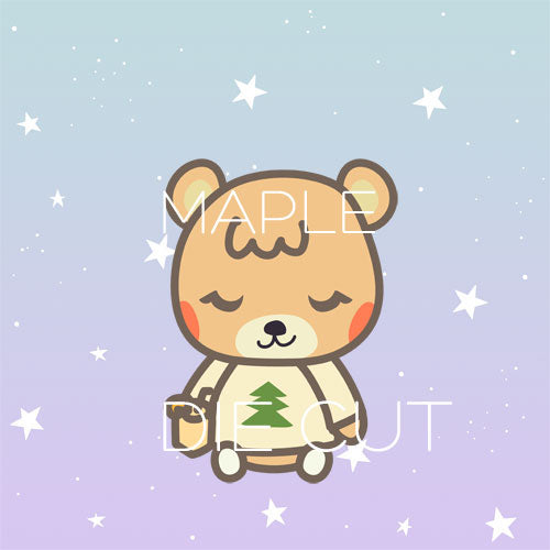 brown bear die cut