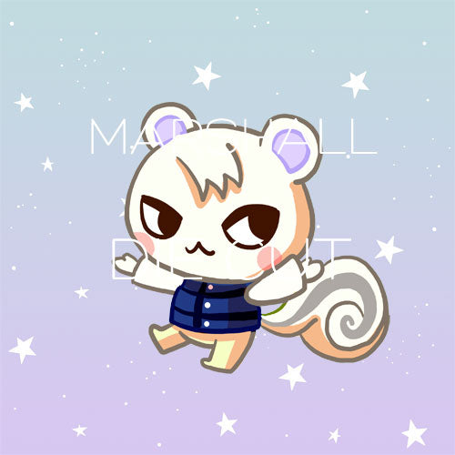 squirrel boy cutie die cut