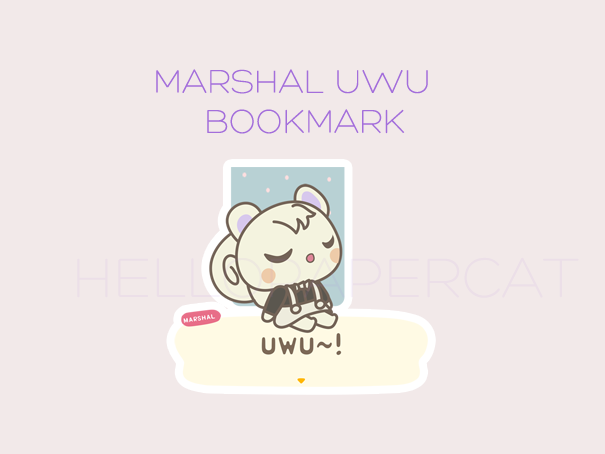 uwu bb magnetic bookmark
