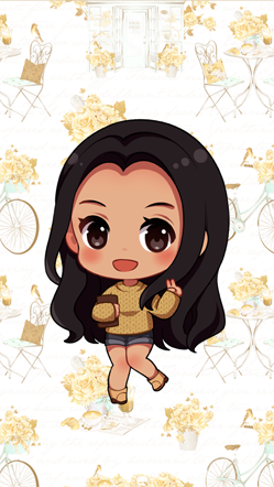 Kitten Squad Cafe girl Momo planner dashboard