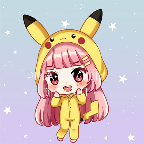 Pika Elodie die cut