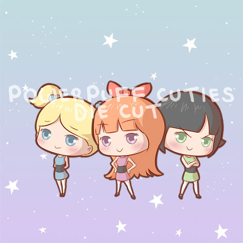 power cuties die cut