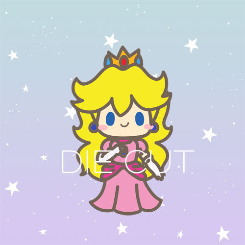 princess inspired die cut