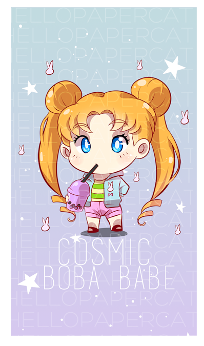 Cosmic Boba Babe planner dashboard
