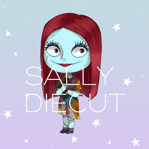 ragdoll monster inspired die cut