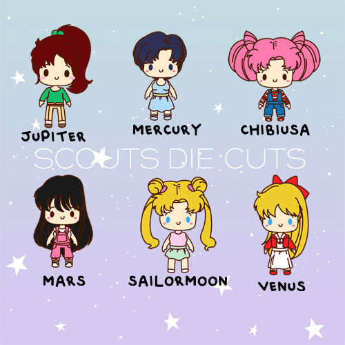Casual Scouts die cuts