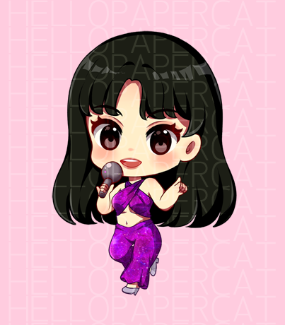 Selena Q digital diecut