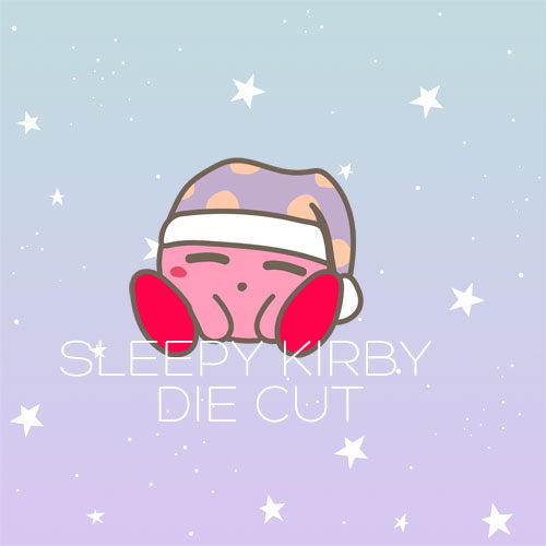 Sleepy Vacuum cutie die cut