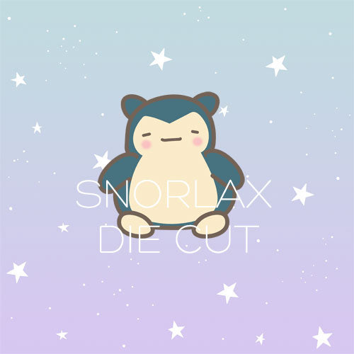 Sleeping cutie die cut
