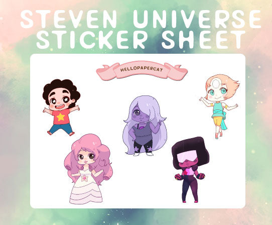 steven sticker sheet