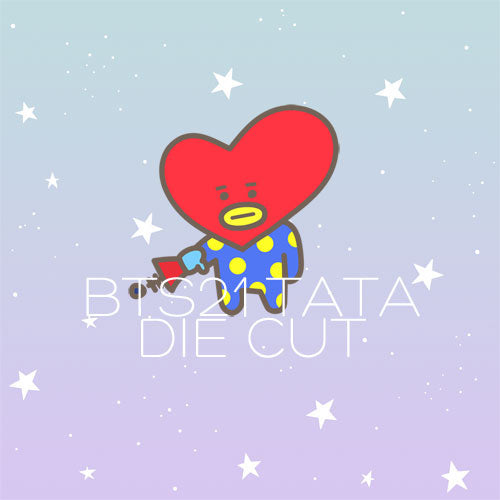 BT21 Tata doodle die cut